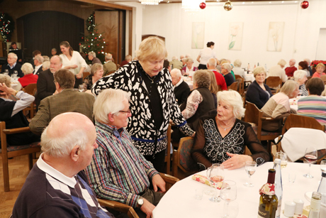 Festliches Weihnachtsessen
