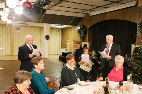 Festliches Weihnachtsessen