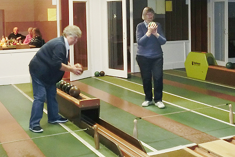 Spaß beim Kegeln!