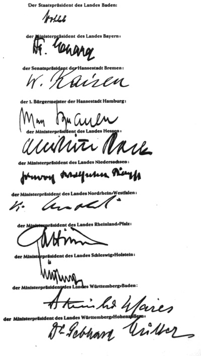 Das Grundgesetz hat Geburtstag