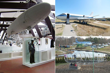 Luftschiffe, Flugzeuge und Hubschrauber im Aeronauticum