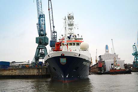 An Bord der FS METEOR