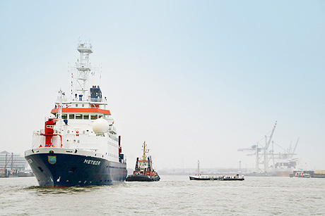 An Bord der FS METEOR