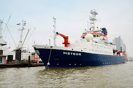 An Bord der FS METEOR