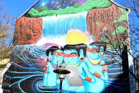 Street-Art - verg&auml;ngliche Kunst des Zeitgeists