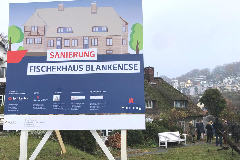 Fischerhaus Blankenese und B&uuml;rgerhaus Bornheide