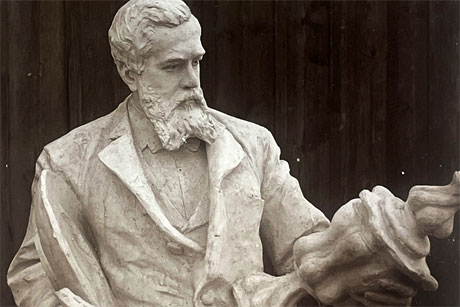 Justus Brinckmann um 1887, Foto (c): Aloys Denoth, 28 Berufs- und Gewerbs-Typen. Hamburg 1895