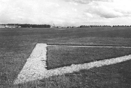 Das Flugfeld mit dem Buchstaben A aus dem Wort 'Altona' zwischen 1934 und 1939, Foto: (c) Staatsarchiv Hamburg