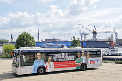 Der HVV schränkt sein Angebot trotz weniger Fahrgäste nicht ein. Foto:  Verkehrsbetriebe Hamburg-Holstein GmbH (VHH)